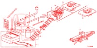 OUTILS/CRIC pour Honda ACCORD TOURER DIESEL 2.2 S 5 Portes 5 vitesses automatique 2014