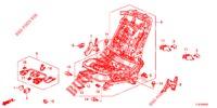 COMP. DE SIEGE AV. (D.) (SIEGE REGLAGE MANUEL) pour Honda ACCORD TOURER 2.4 S 5 Portes 5 vitesses automatique 2014