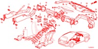 CONDUIT (RH) pour Honda ACCORD TOURER 2.4 S 5 Portes 5 vitesses automatique 2014
