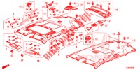 GARNITURE DE PLAFOND pour Honda ACCORD TOURER 2.4 S 5 Portes 5 vitesses automatique 2014