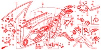 GARNITURE DE PORTE AVANT (RH) pour Honda ACCORD TOURER 2.4 S 5 Portes 5 vitesses automatique 2014