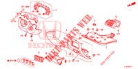 GARNITURE D'INSTRUMENT (COTE DE CONDUCTEUR) (RH) pour Honda ACCORD TOURER 2.4 S 5 Portes 5 vitesses automatique 2014