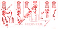 PIECES COURTES JEU DE RESERVOIRS DE CARBURANT pour Honda ACCORD TOURER 2.4 S 5 Portes 5 vitesses automatique 2014