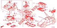 PLAFONNIER (1) pour Honda ACCORD TOURER 2.4 S 5 Portes 5 vitesses automatique 2014
