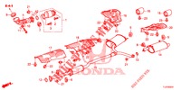 TUYAU D'ECHAPPEMENT (2.4L) pour Honda ACCORD TOURER 2.4 S 5 Portes 5 vitesses automatique 2014