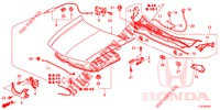CAPOT MOTEUR (RH) pour Honda ACCORD TOURER 2.0 S 5 Portes 6 vitesses manuelles 2015