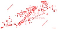 TUYAU D'ECHAPPEMENT (2.0L) pour Honda ACCORD TOURER 2.0 S 5 Portes 6 vitesses manuelles 2015