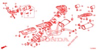TUYAU D'ECHAPPEMENT (2.4L) pour Honda ACCORD TOURER 2.4 EXECUTIVE 5 Portes 5 vitesses automatique 2015