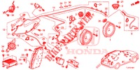 ANTENNE DE RADIO/HAUT PARLEUR (RH) pour Honda ACCORD TOURER 2.4 S 5 Portes 6 vitesses manuelles 2015