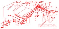 CAPOT MOTEUR (RH) pour Honda ACCORD TOURER 2.4 S 5 Portes 6 vitesses manuelles 2015