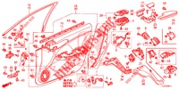 GARNITURE DE PORTE AVANT (RH) pour Honda ACCORD TOURER 2.4 S 5 Portes 6 vitesses manuelles 2015