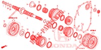ARBRE SECONDAIRE pour Honda ACCORD TOURER 2.4 S 5 Portes 5 vitesses automatique 2015