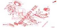 GARNITURE D'INSTRUMENT (COTE DE CONDUCTEUR) (RH) pour Honda ACCORD TOURER 2.4 S 5 Portes 5 vitesses automatique 2015