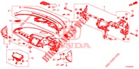 PANNEAU D'INSTRUMENT (RH) pour Honda CIVIC DIESEL 1.6 TOP 4 Portes 9 vitesses automatique 2018