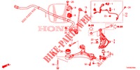 ARTICULATION AVANT pour Honda CIVIC DIESEL 2.2 ES 5 Portes 6 vitesses manuelles 2012