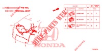 CONNECTEUR ELECTRIQUE (ARRIERE) pour Honda CIVIC DIESEL 2.2 ES 5 Portes 6 vitesses manuelles 2012