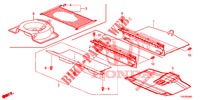 PLANCHER ARRIERE pour Honda CIVIC DIESEL 2.2 EXCLUSIVE 5 Portes 6 vitesses manuelles 2012