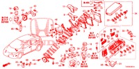 UNITE DE COMMANDE (COMPARTIMENT MOTEUR) (1) (DIESEL) (2.2L) pour Honda CIVIC DIESEL 2.2 EXCLUSIVE 5 Portes 6 vitesses manuelles 2012