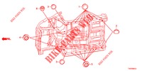ANNEAU (INFERIEUR) pour Honda CIVIC DIESEL 2.2 ELEGANCE 5 Portes 6 vitesses manuelles 2012