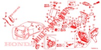 UNITE DE COMMANDE (CABINE) (1) (RH) pour Honda CIVIC DIESEL 1.6 ES 5 Portes 6 vitesses manuelles 2013