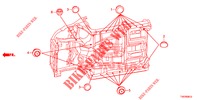 ANNEAU (INFERIEUR) pour Honda CIVIC DIESEL 1.6 S 5 Portes 6 vitesses manuelles 2013