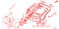 HAYON ARRIERE pour Honda CIVIC DIESEL 1.6 S 5 Portes 6 vitesses manuelles 2013