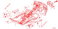 TAPIS DE SOL pour Honda CIVIC DIESEL 1.6 S 5 Portes 6 vitesses manuelles 2013