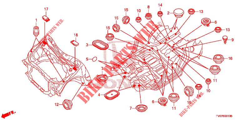 ANNEAU (AVANT) pour Honda CIVIC DIESEL 1.6 S 5 Portes 6 vitesses manuelles 2013
