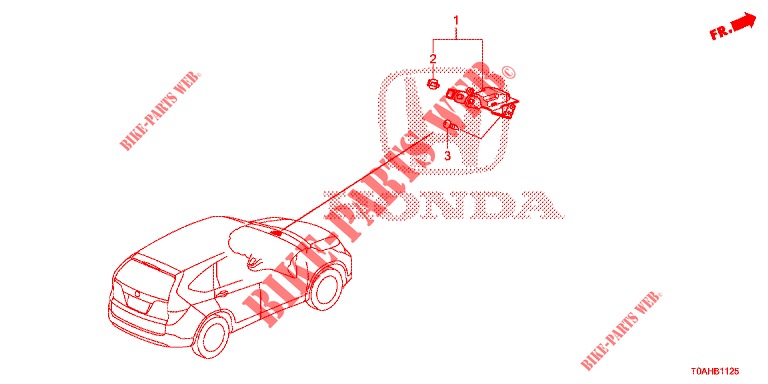 ANTENNE GPS pour Honda CR-V DIESEL 1.6 EXCLUSIVE NAVI 4WD 5 Portes 9 vitesses automatique 2017