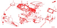 GARNITURE D'INSTRUMENT (COTE DE CONDUCTEUR) (LH) pour Honda CIVIC DIESEL 1.6 ENTRY 4 Portes 9 vitesses automatique 2018