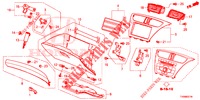 GARNITURE D'INSTRUMENT (RH) pour Honda CIVIC 1.8 SE 5 Portes 5 vitesses automatique 2016