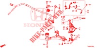 ARTICULATION AVANT pour Honda CIVIC 1.8 ES 5 Portes 6 vitesses manuelles 2014