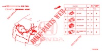 CONNECTEUR ELECTRIQUE (ARRIERE) pour Honda CIVIC 1.8 ES 5 Portes 6 vitesses manuelles 2014