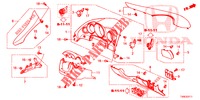 GARNITURE D'INSTRUMENT (COTE DE CONDUCTEUR) (RH) pour Honda CIVIC 1.8 ES 5 Portes 6 vitesses manuelles 2014