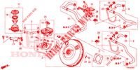 MAITRE CYLINDRE DE FREIN/ALIMENTATION PRINCIPALE (RH) pour Honda CIVIC 1.8 ES 5 Portes 6 vitesses manuelles 2014