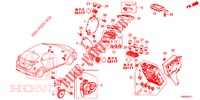 UNITE DE COMMANDE (CABINE) (1) (RH) pour Honda CIVIC 1.8 SE 5 Portes 6 vitesses manuelles 2015