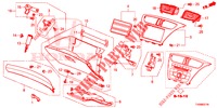 GARNITURE D'INSTRUMENT (RH) pour Honda CIVIC 1.8 SE 5 Portes 6 vitesses manuelles 2016