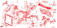 PAROI TRANSVERSALE AVANT/TABLEAU DE BORD pour Honda CIVIC 1.8 SE 5 Portes 6 vitesses manuelles 2016