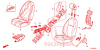 SIEGE AVANT (D.) (RH) pour Honda CIVIC 1.5 SPORT 5 Portes 6 vitesses manuelles 2017