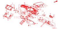 GARNITURE D'INSTRUMENT (COTE DE CONDUCTEUR) (RH) pour Honda CIVIC 1.5 RS 5 Portes 6 vitesses manuelles 2018