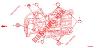 ANNEAU (INFERIEUR) pour Honda CIVIC 1.8 SE 5 Portes 6 vitesses manuelles 2013
