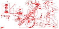MAITRE CYLINDRE DE FREIN/ALIMENTATION PRINCIPALE (RH) pour Honda CIVIC 1.8 SE 5 Portes 6 vitesses manuelles 2013