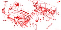 PANNEAU D'INSTRUMENT (RH) pour Honda CIVIC 1.8 SE 5 Portes 6 vitesses manuelles 2013