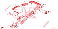 TUYAU D'ECHAPPEMENT/SILENCIEUX (1.8L) pour Honda CIVIC 1.8 SE 5 Portes 6 vitesses manuelles 2013
