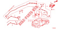 ANTENNE (RH) pour Honda CIVIC DIESEL 1.6 EXGT 5 Portes 6 vitesses manuelles 2014