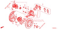 FREIN ARRIERE pour Honda CIVIC DIESEL 1.6 S 5 Portes 6 vitesses manuelles 2015