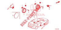 HAUT PARLEUR pour Honda CIVIC 1.0 ES 5 Portes full automatique 2017
