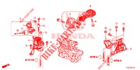 SUPPORTS DE MOTEUR (1,0 L) (CVT) pour Honda CIVIC 1.0 MID 5 Portes full automatique 2018