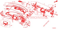 PANNEAU D'INSTRUMENT (RH) pour Honda CIVIC 1.5 RS 5 Portes full automatique 2018