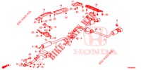 TUYAU D'ECHAPPEMENT/SILENCIEUX pour Honda CIVIC TYPE R 5 Portes 6 vitesses manuelles 2016